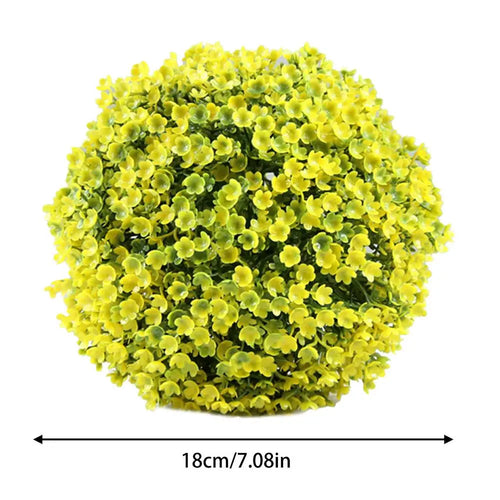 Artificial grass topiary balls for outdoor decoration - vue 11 sur 14