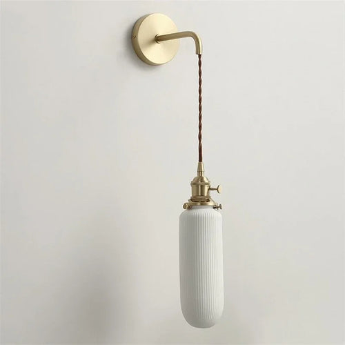 Modern nordic LED ceramic vintage wall light - vue 10 sur 15