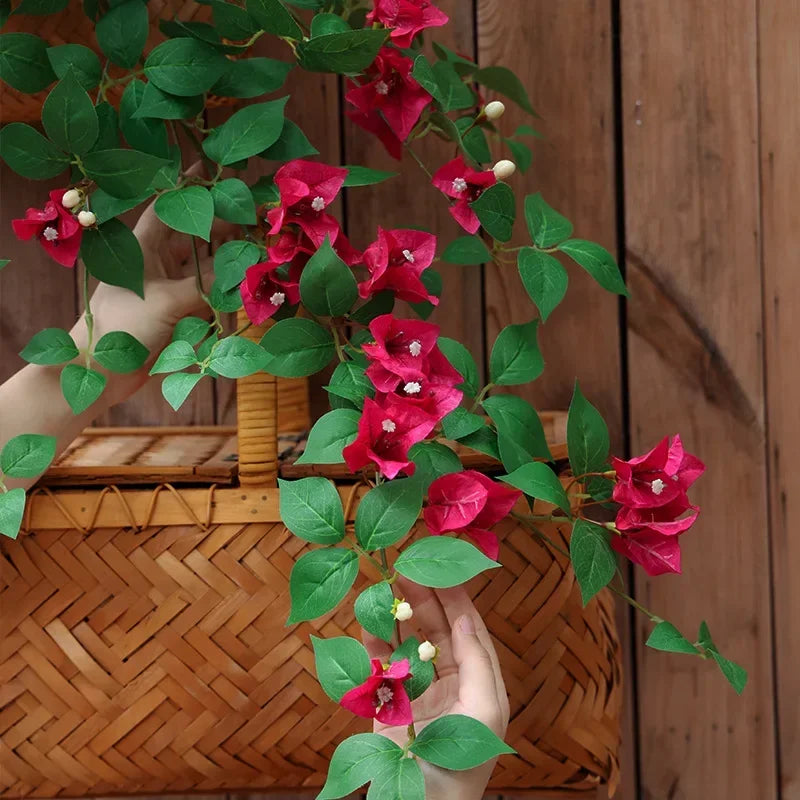 Hanging silk plum triangle decoration - vue 3 sur 6