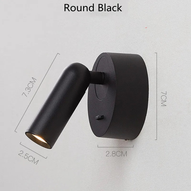 Modern rotatable LED wall light for interior decoration - vue 16 sur 20