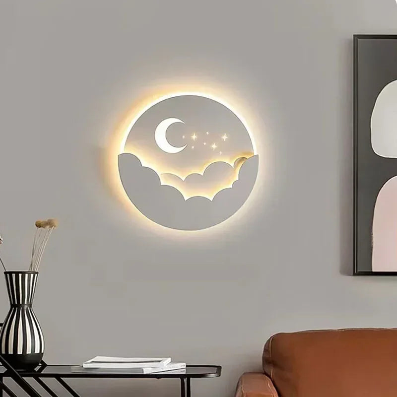 Modern LED wall light for decorative and ambient interiors