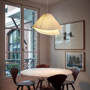 Minimalist fabric LED pendant lamp nordic art design