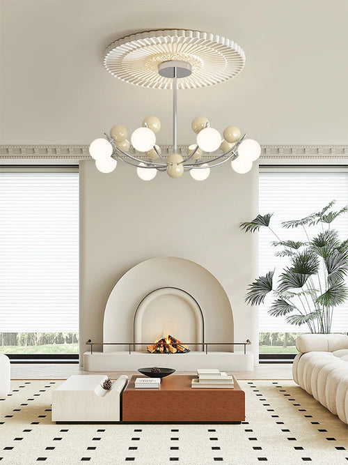 Creative LED chandelier for modern children's room decor - vue 3 sur 12