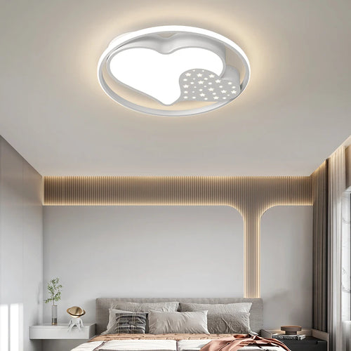 Modern minimalist LED ceiling light for decorative indoor home lighting - vue 2 sur 12