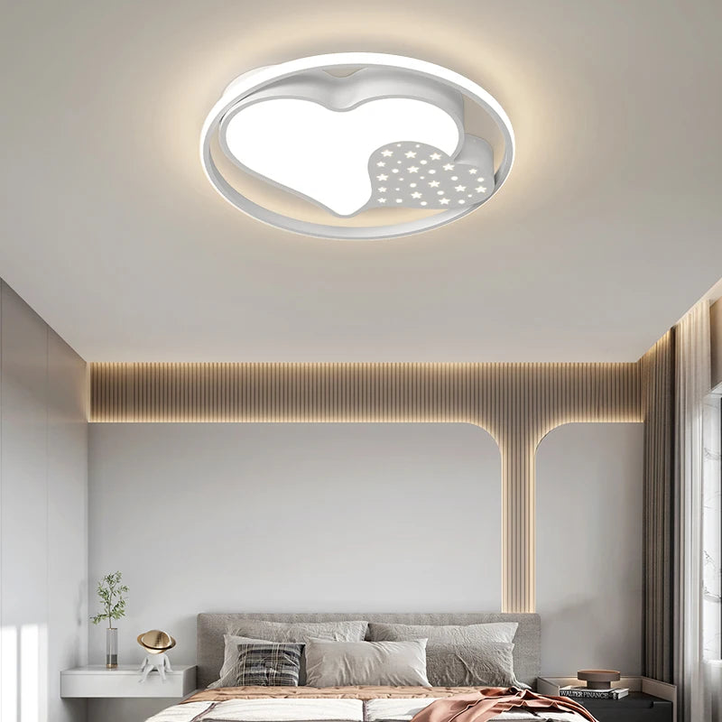 Modern minimalist LED ceiling light for decorative indoor home lighting