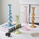 Creative glass candle holder for modern and elegant decoration