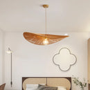 Asian style woven rattan pendant light for indoor lighting