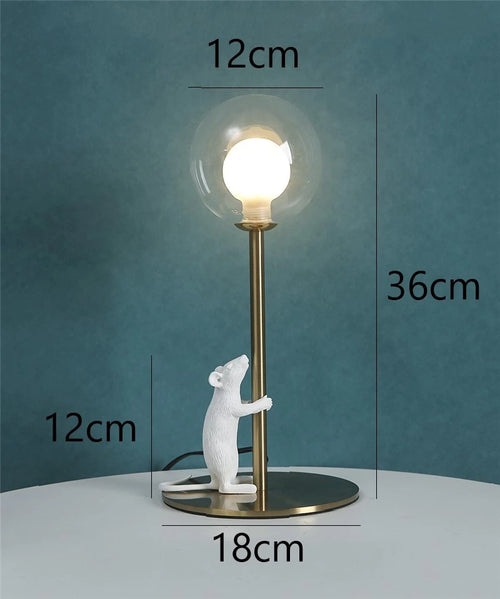 Modern resin animal floor lamps with LED lighting