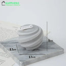 decorative swirl scented candles aesthetic aromatic for home
