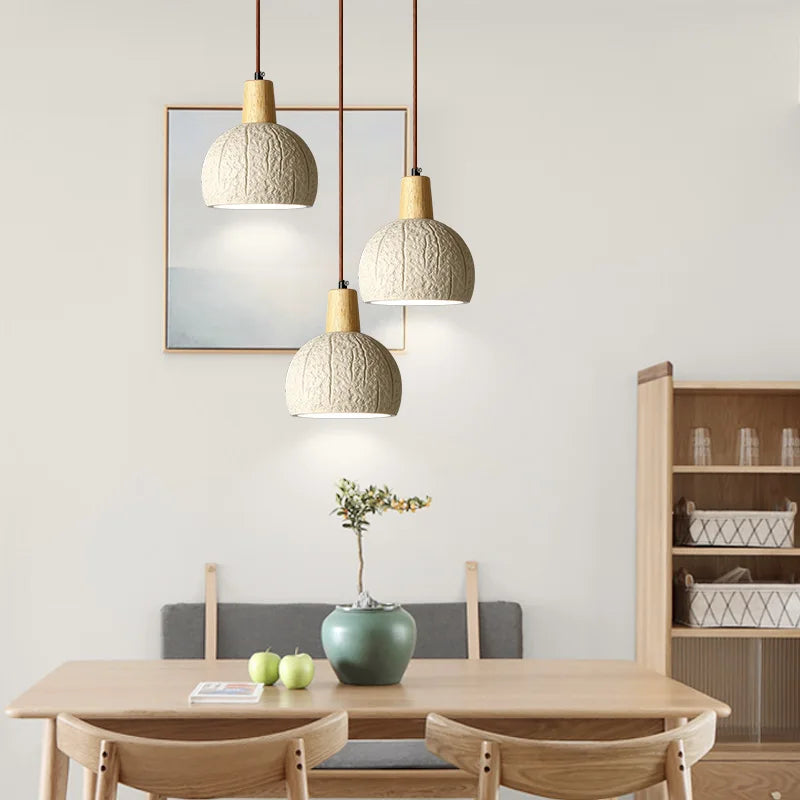 Japanese wabi-sabi nordic style chandelier for interior decoration