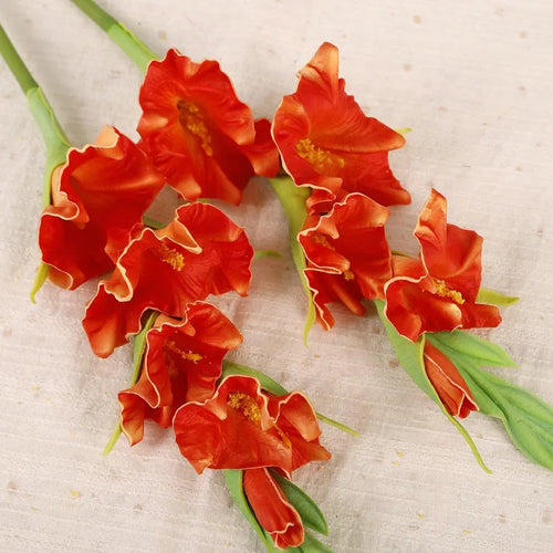 Artificial gladiolus flowers for party and office decoration - vue 4 sur 12