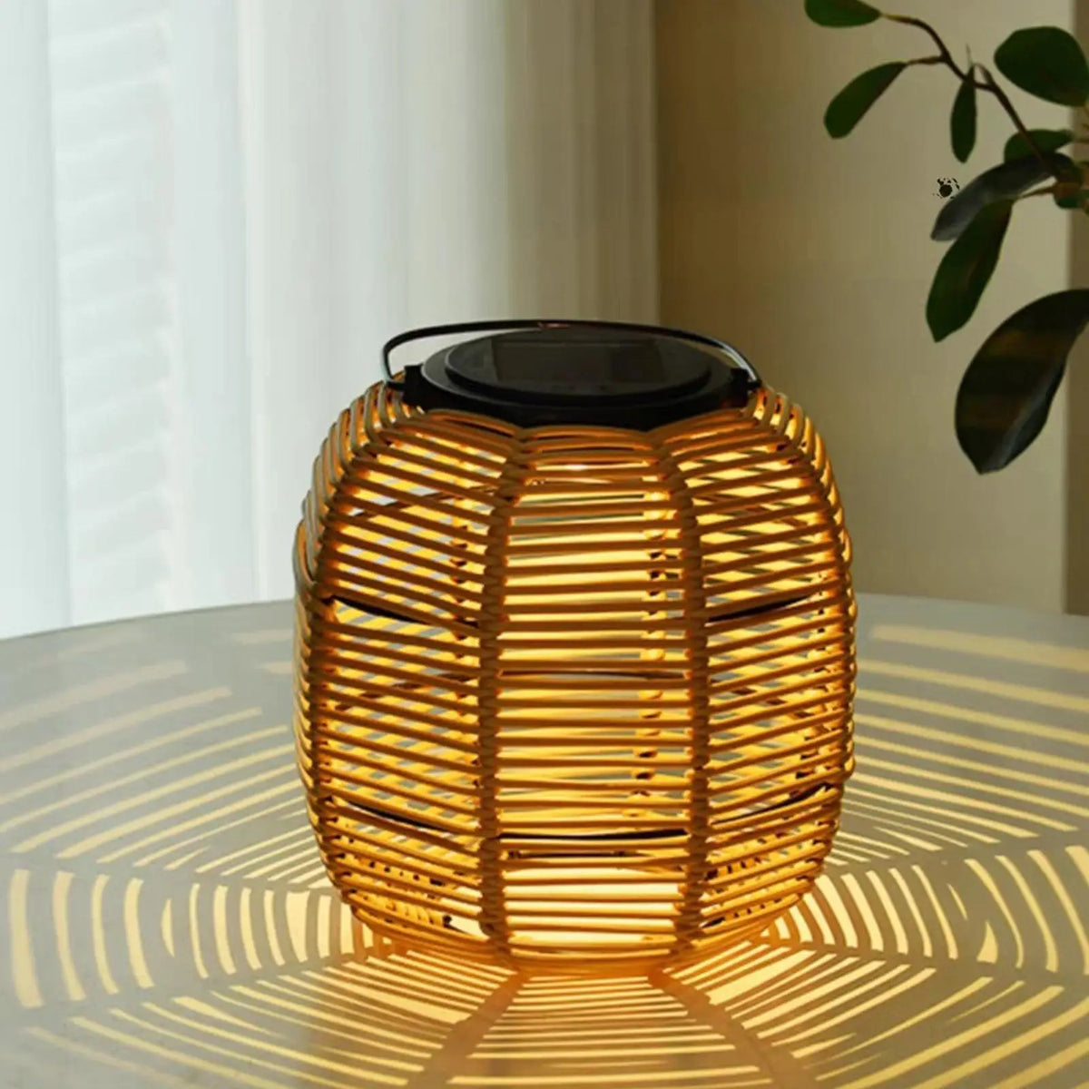 Solar lanterns for outdoor lighting and decoration