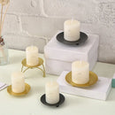 Artistic iron candle holders for weddings and festive decor