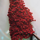 Set of 100 artificial roses for wedding and party decoration