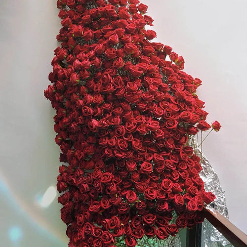 Set of 100 artificial roses for wedding and party decoration - vue 4 sur 18