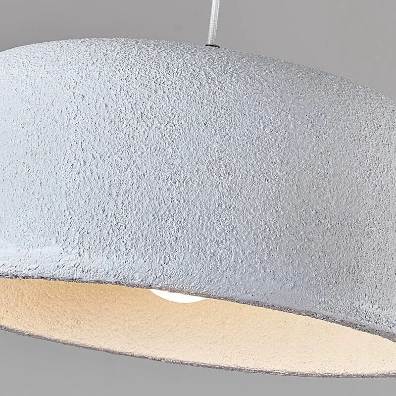 Rounded Japanese style designer pendant light - vue 6 sur 9