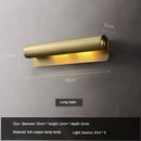 Modern copper wall light with minimalist and creative design