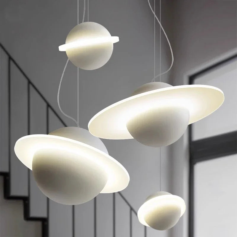 Creative modern wooden pendant light for interior decoration - vue 4 sur 11