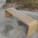 outdoor park with bench for public spaces and leisure
