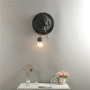 Modern gorilla resin art deco LED wall light