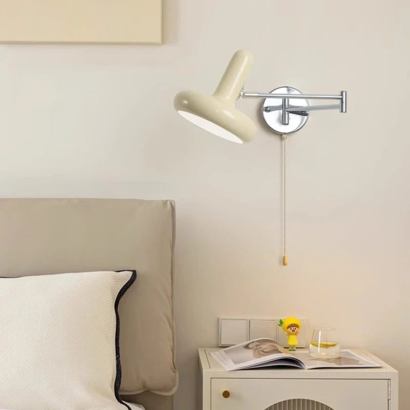 Modern telescopic wall light foldable minimalist reading lamp - vue 4 sur 17