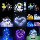 Copper wire LED string lights for party decorations