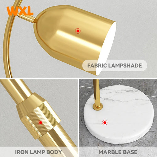 Modern LED floor lamp with adjustable lighting nordic design - vue 3 sur 8