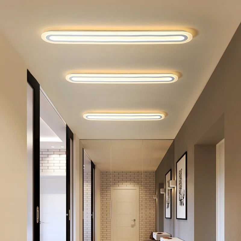 Modern Nordic acrylic ceiling lights for various spaces