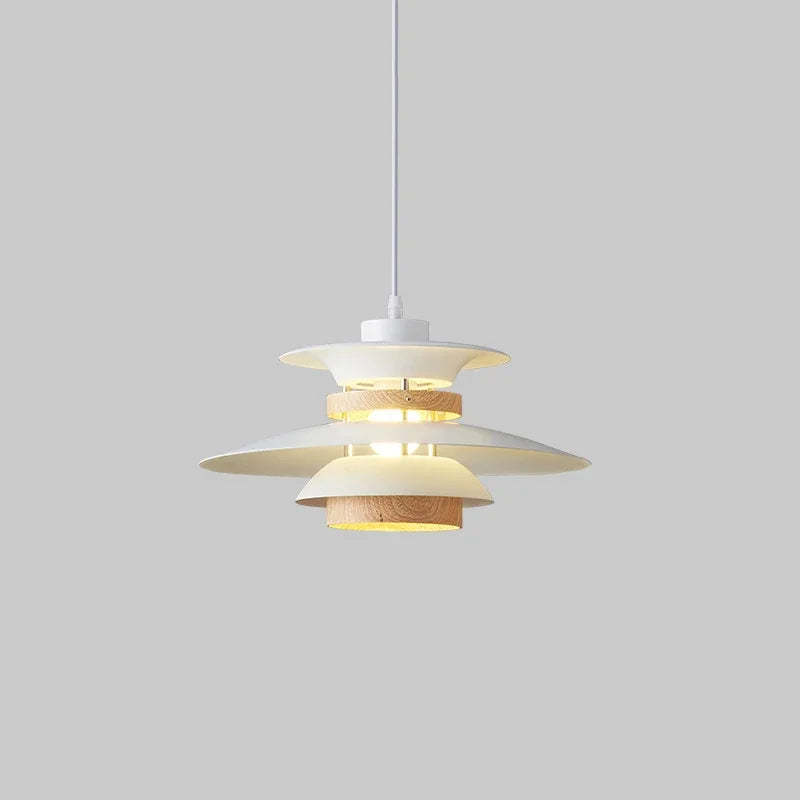 Modern decorative umbrella-shaped LED pendant light