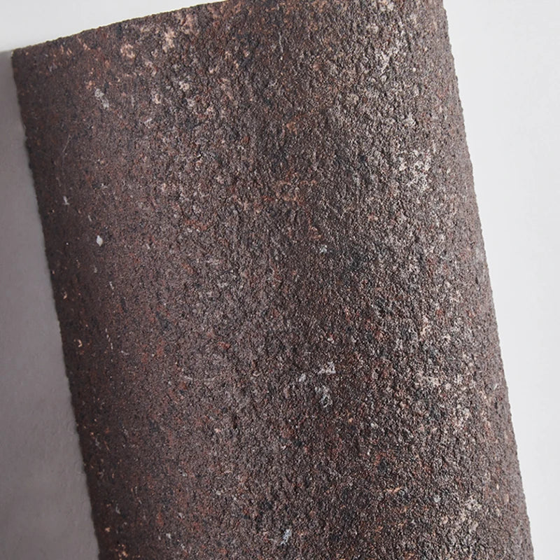 Japanese wabi-sabi retro cement LED wall light - vue 6 sur 11