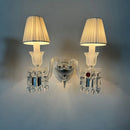 Crystal wall light for indoor and wedding lighting