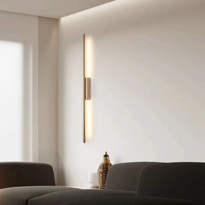 Minimalist dimmable wall light for multiple uses