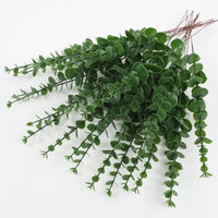 Set of 20 artificial eucalyptus stems for festive decorations