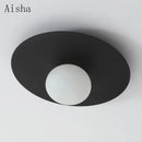 Modern nordic round decorative wall light
