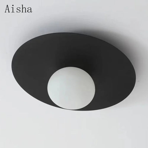 Modern nordic round decorative wall light - vue 5 sur 9