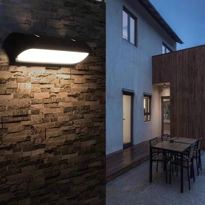 Modern waterproof outdoor wall light