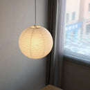 Chinese paper lantern round pendant light