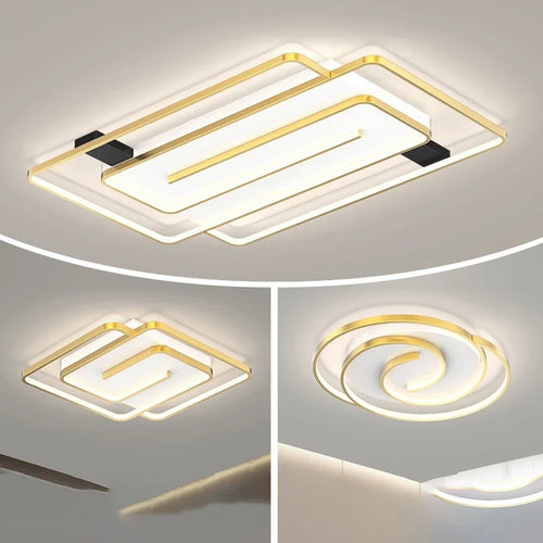 Modern LED ceiling light for elegant interior décor - vue 2 sur 21
