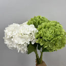 Wedding decoration artificial flowers hydrangeas and red roses