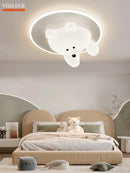 Cute bear LED ceiling light for children's room