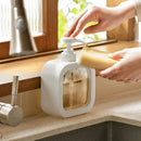 refillable soap dispenser for shower gel and portable lotion