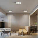 Dimmable folding rotating LED spotlights for indoor lighting