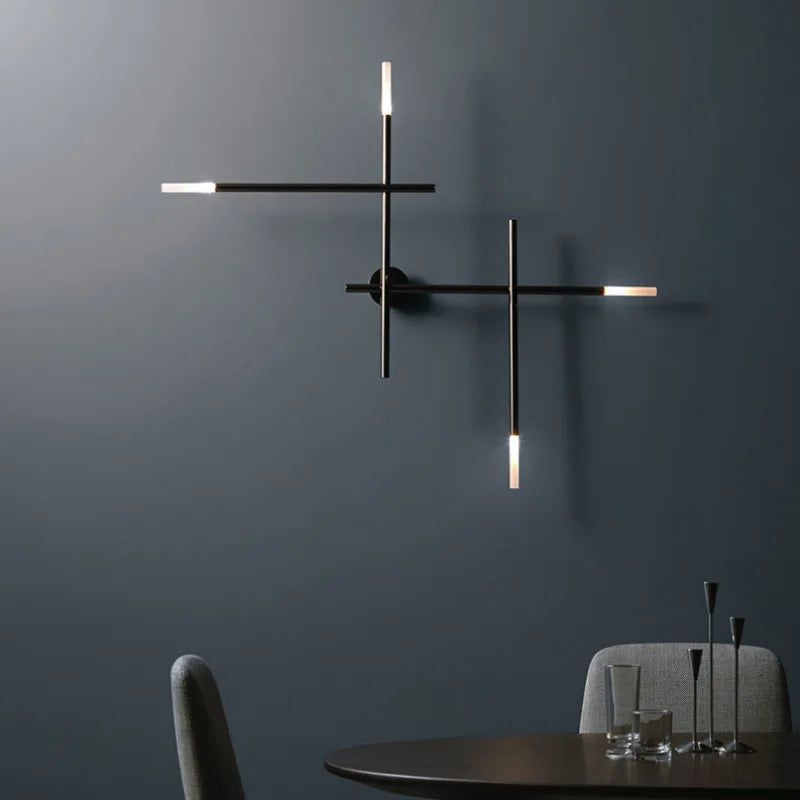Minimalist LED wall light for interior decoration - vue 4 sur 12