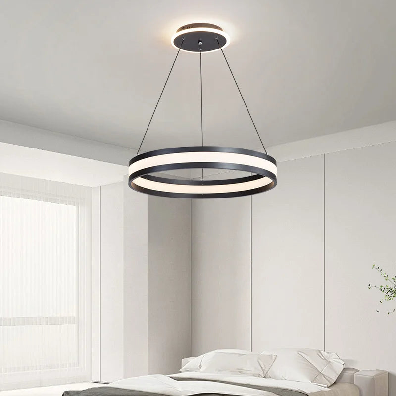 Modern Italian minimalist chandelier for a luxurious atmosphere - vue 6 sur 15