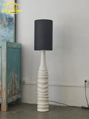 Minimalist designer ceramic corner floor lamp