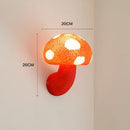 Nordic mushroom wall light for outdoor lighting