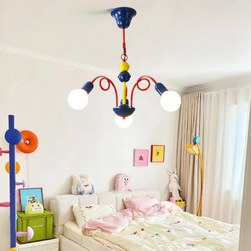 Memphis vintage pendant lamp medieval fruit chandelier - vue 4 sur 10