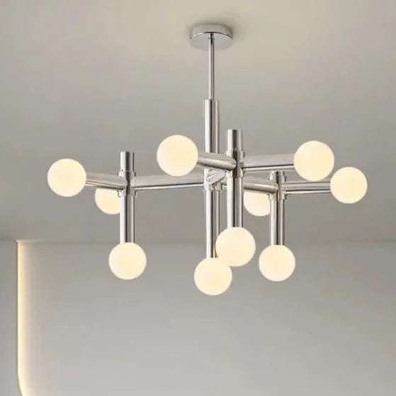 Bauhaus glass chandelier for living room and home decor