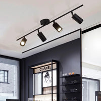 Surface mounted LED ceiling light with adjustable angle for restaurant or bar