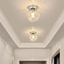 Modern glass ceiling light for elegant interior decor
